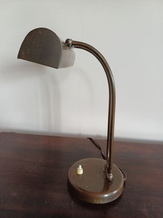 Lampada vintage bronzo base tonda
