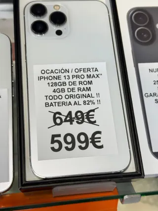iPhone 13 PRO MAX 128gb 539€ - CON GARANTIA
