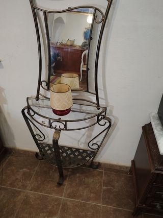 Consola para entrada de forja