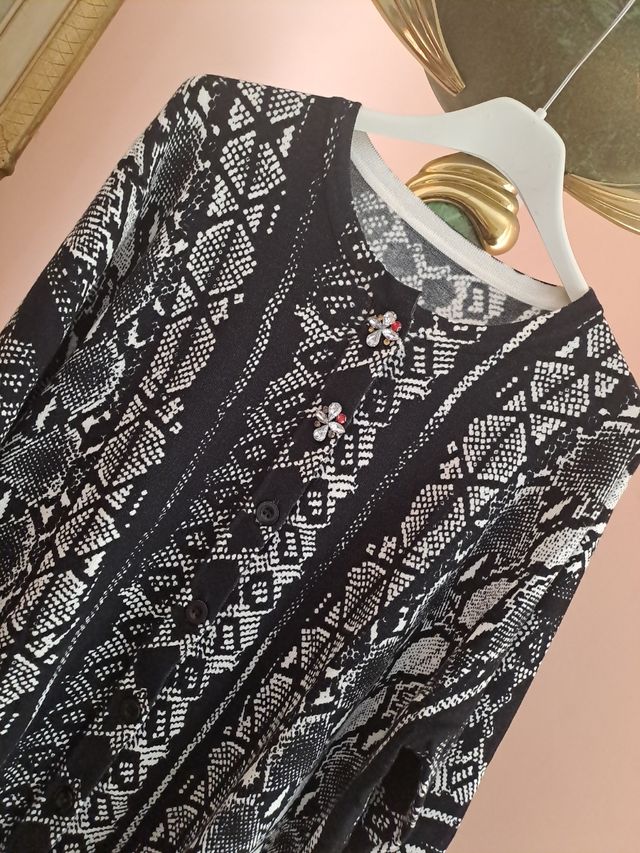 Cardigan bottoni gioiello