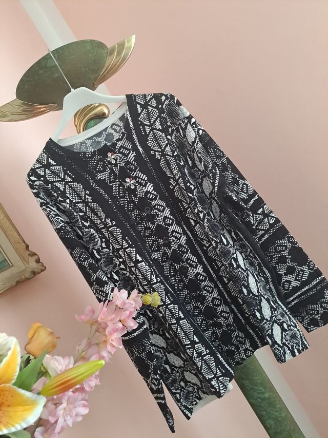 Cardigan bottoni gioiello