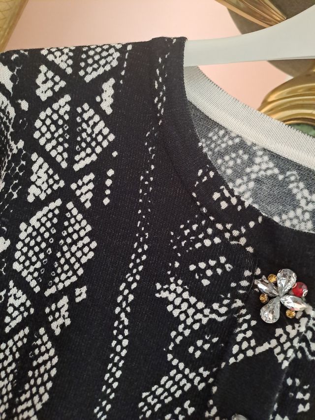 Cardigan bottoni gioiello