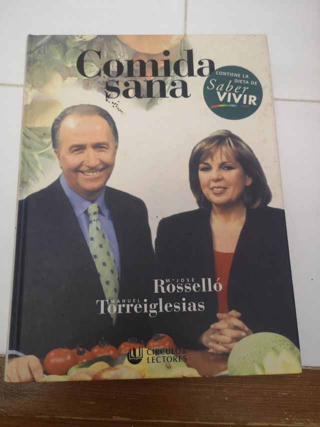 Comida sana. Contiene dieta de Saber Vivir