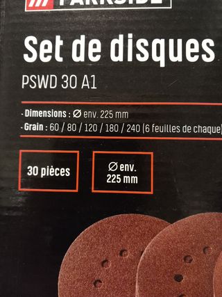 Set de discos abrasivos 30