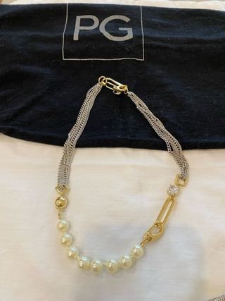 PG.Conjunto Collar, 2 pulseras o alargar collar