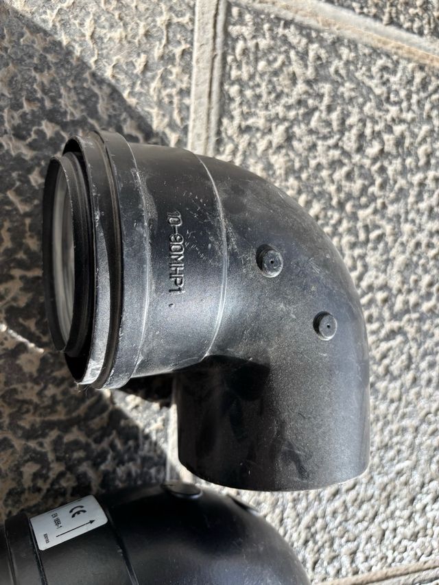 Monja, codos y empalmes de estufa de PELLET