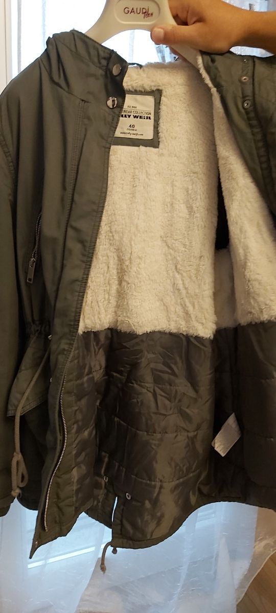 Parka tally weijl verde scuro