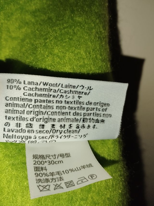 Bufanda Loewe lana y cashmere 