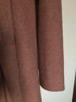 Abrigo rosa palo, talla M