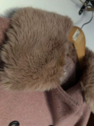 Abrigo rosa palo, talla M