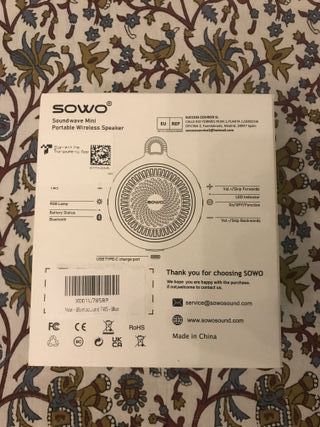 SOWO Altoparlante Bluetooth 5.3 Waterproof IP67