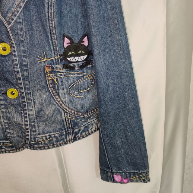 Giacca denim donna  handmade