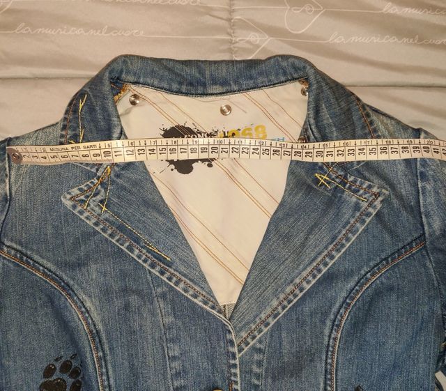 Giacca denim donna  handmade