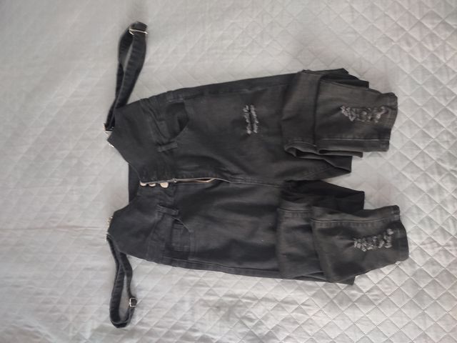 salopette nero jeans