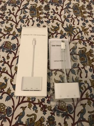 7 Adattatori - OTG HDMI USB MicroSD iPhone iPad 