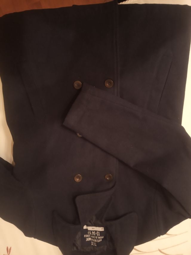 Chaquetón niño azul marino talla 11