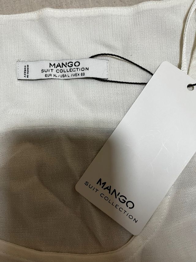 Blusa blanca de Mango