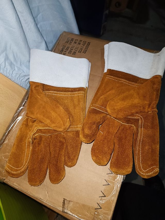 4 pares Guantes de soldador