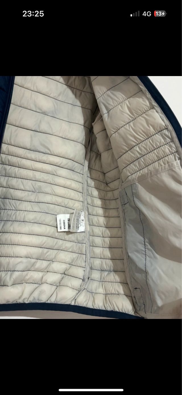 Piumino 100 grammi donna blu S