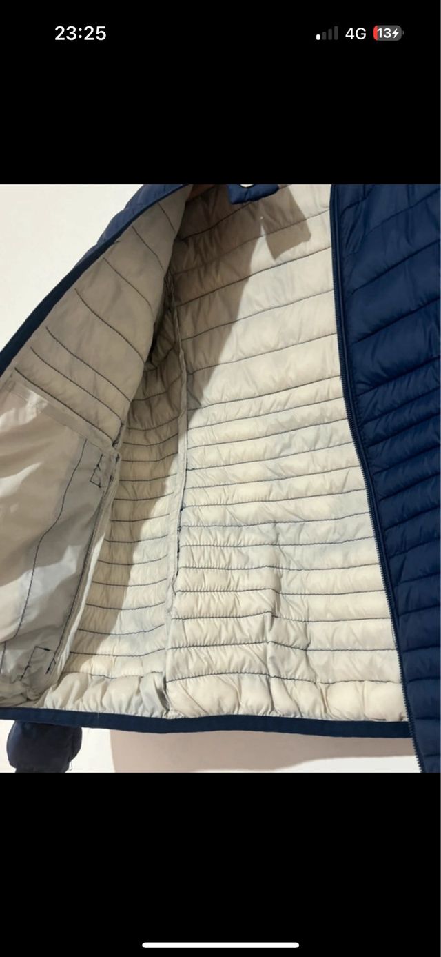 Piumino 100 grammi donna blu S