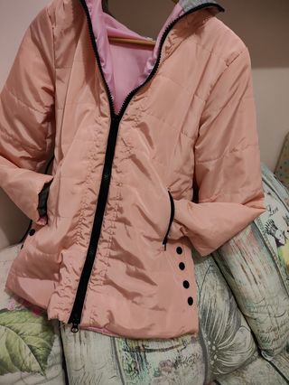 Anorak salmón rosa