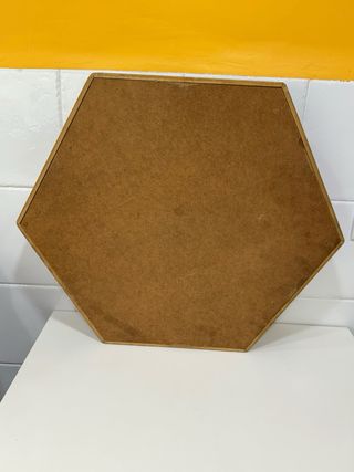 Parchis aut. antiguo hexagonal años 70 de madera