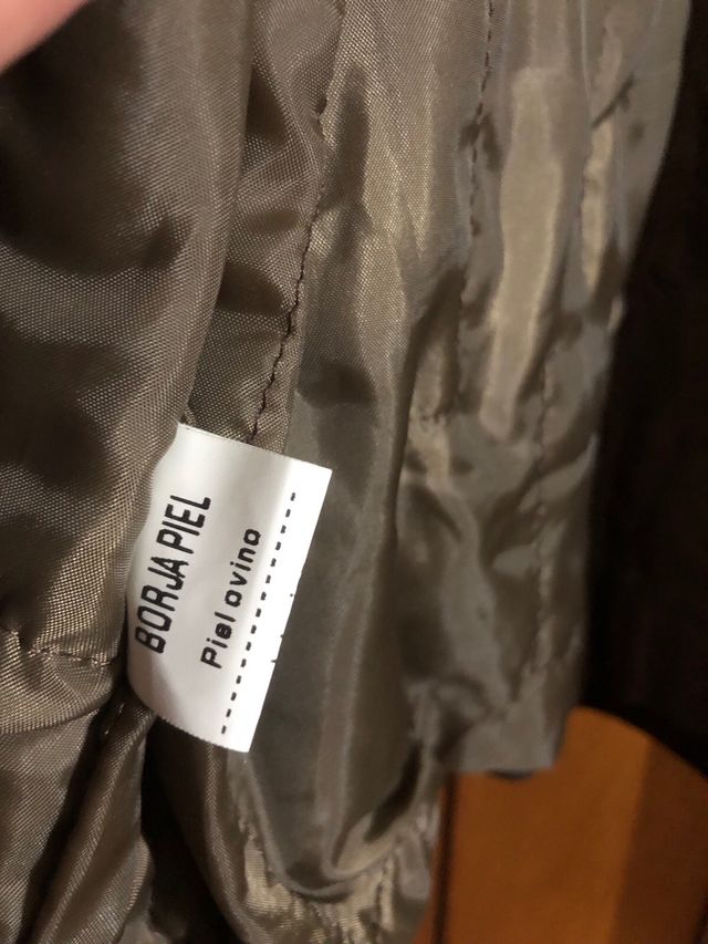 Chaqueta de piel ovino