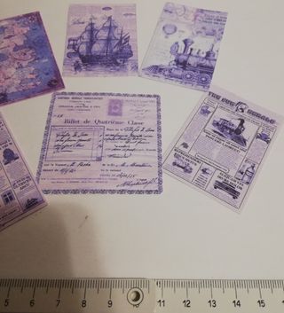 Miniaturas para casa de muñecas.