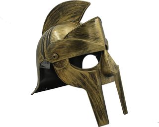 Casco Gladiador de Espartano para Adulto Dorado