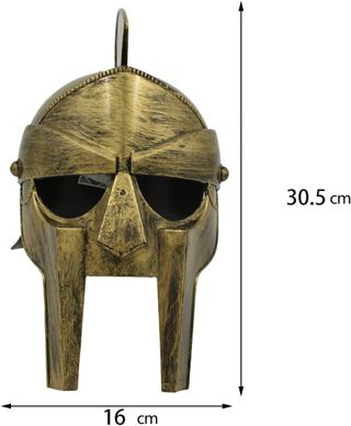Casco Gladiador de Espartano para Adulto Dorado