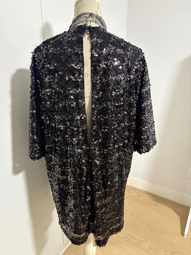 Abito nero in paillettes H&M