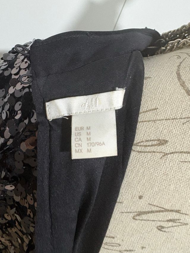 Abito nero in paillettes H&M