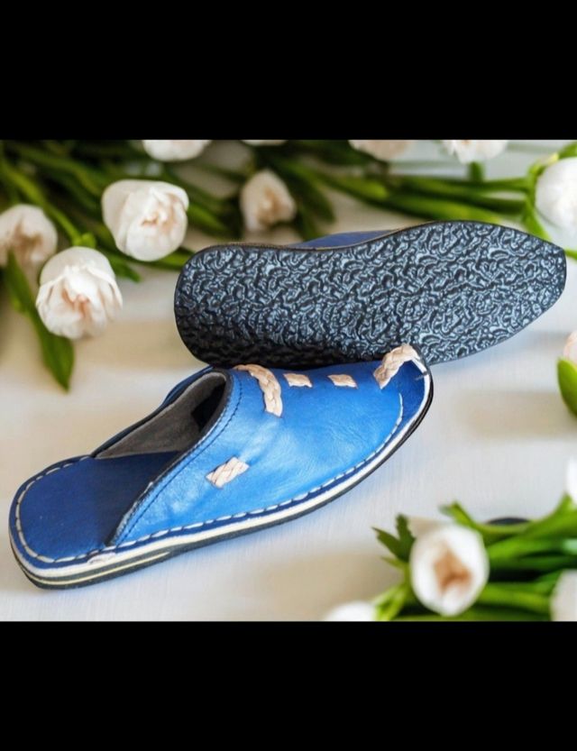 Babuchas Pantuflas Piel Tallas 40 a 45