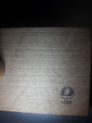 Estampa biología pez escola Alemania Oriental 1970