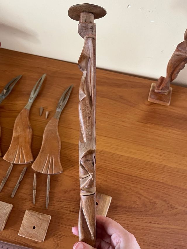 Figuras de madera cubanas