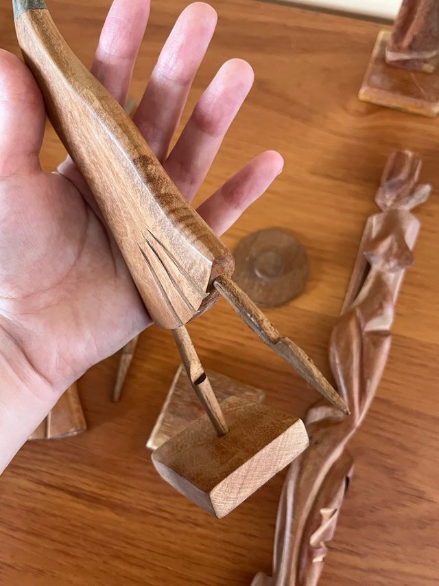 Figuras de madera cubanas