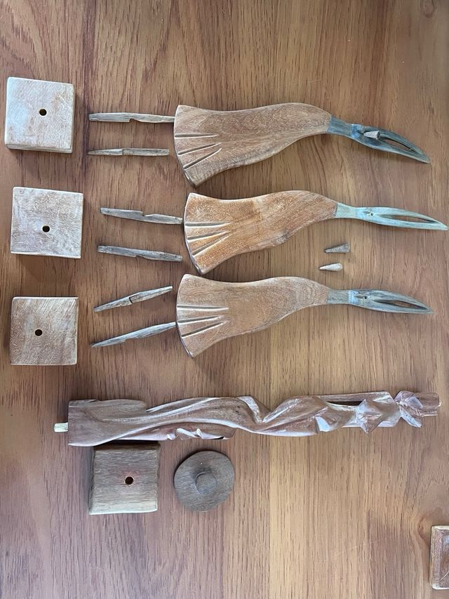 Figuras de madera cubanas