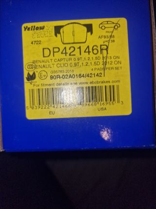 Pastiglie Ebc yellow