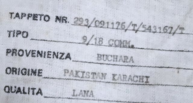 TAPPETO ORIENTALE ORIGINALE!