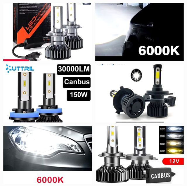 Bombilla Lámpara H7 LEDS 110W/160W CANBUS Coche 