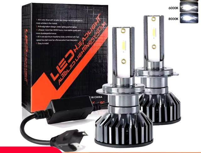 Bombilla Lámpara H7 LEDS 110W/160W CANBUS Coche 