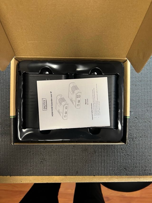 HDMI KVM EXTENDER OVER IP, SET Digitus