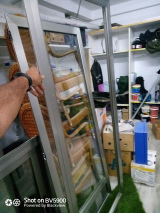 Puerta balconera aluminio climalit