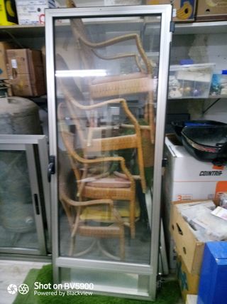 Puerta balconera aluminio climalit