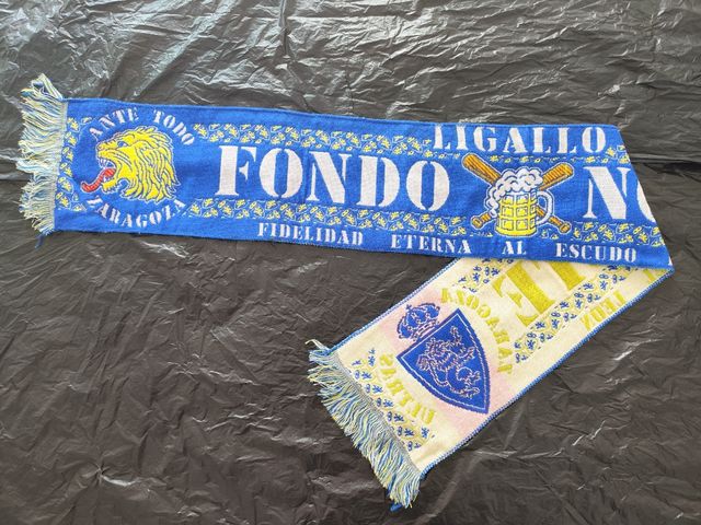 Bufanda fútbol Ultras Ligallo FN Zaragoza años 90