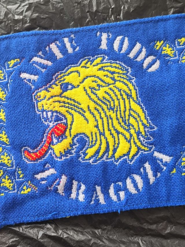 Bufanda fútbol Ultras Ligallo FN Zaragoza años 90