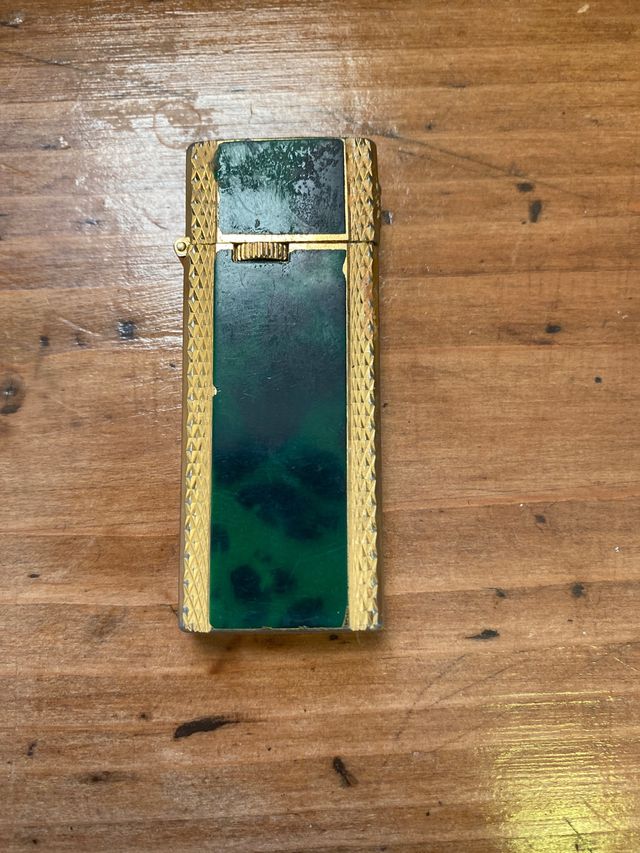 Accendino Sharp placcato oro