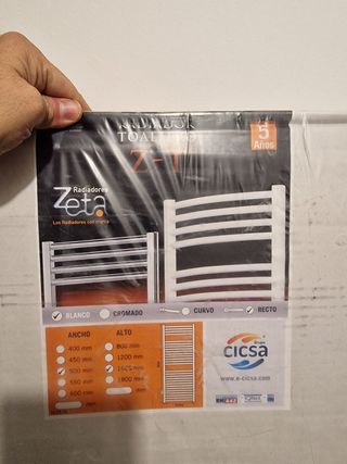 Radiador Toallero CICSA ZETA T