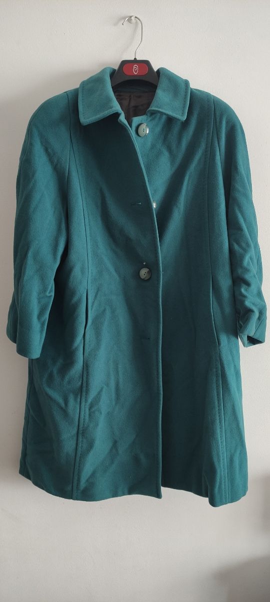 Abrigo lana y cashmire, fab. española