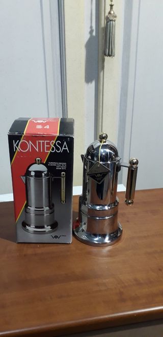 Caffettiera Kontessa 4 tazze. Nuova